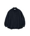 ＜Graphpaper＞Satin Oversized Regular Collar Shirt