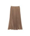 ＜Graphpaper＞Satin Pleats Skirt