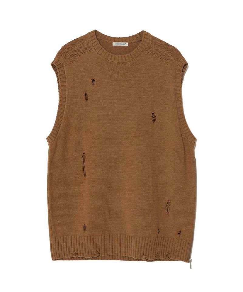 UNDERCOVER＞ダメージ加工 ニットベスト | MAKES ONLINE STORE