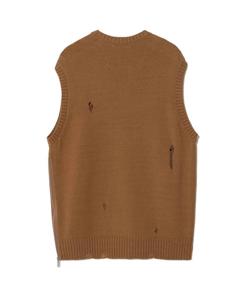 UNDERCOVER＞ダメージ加工 ニットベスト | MAKES ONLINE STORE