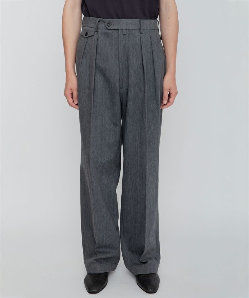 ＜RAINMAKER＞WIDE TROUSERS