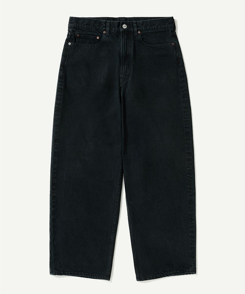 A.PRESSE＞Black Washed Wide Denim Pants | MAKES ONLINE STORE