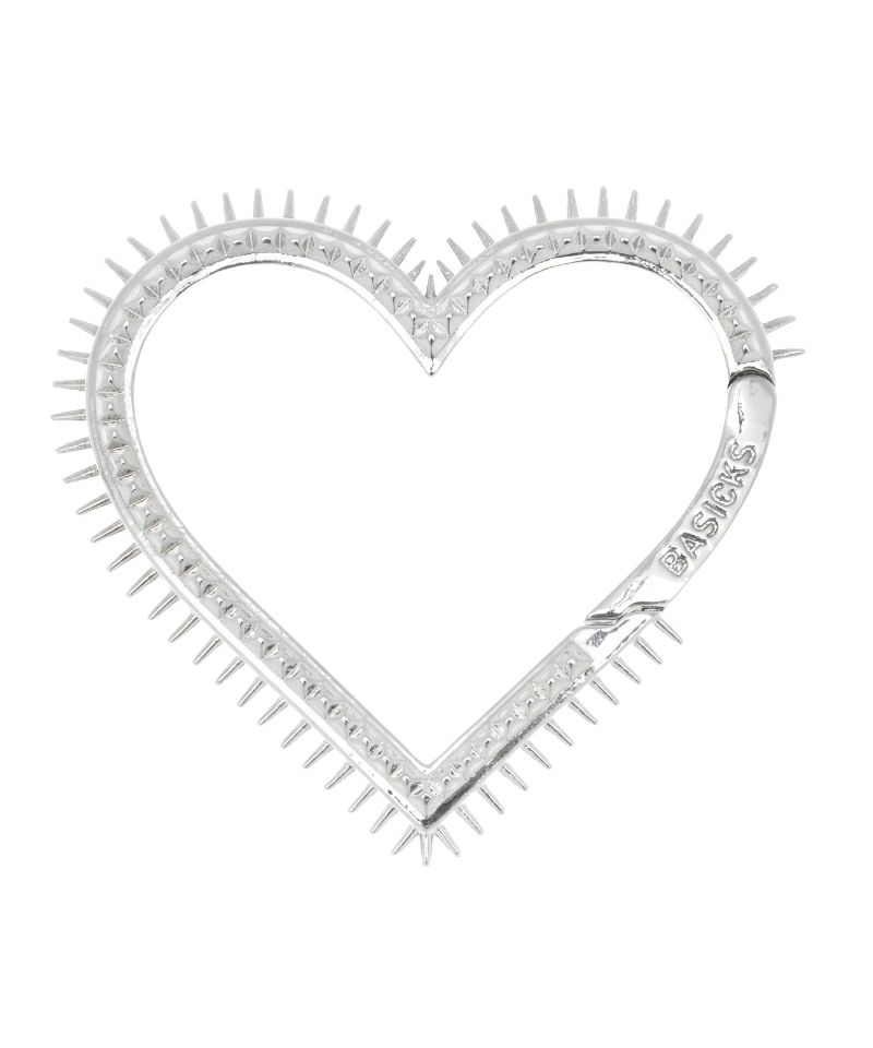 ＜BASICKS＞Spiky Heart Carabiner
