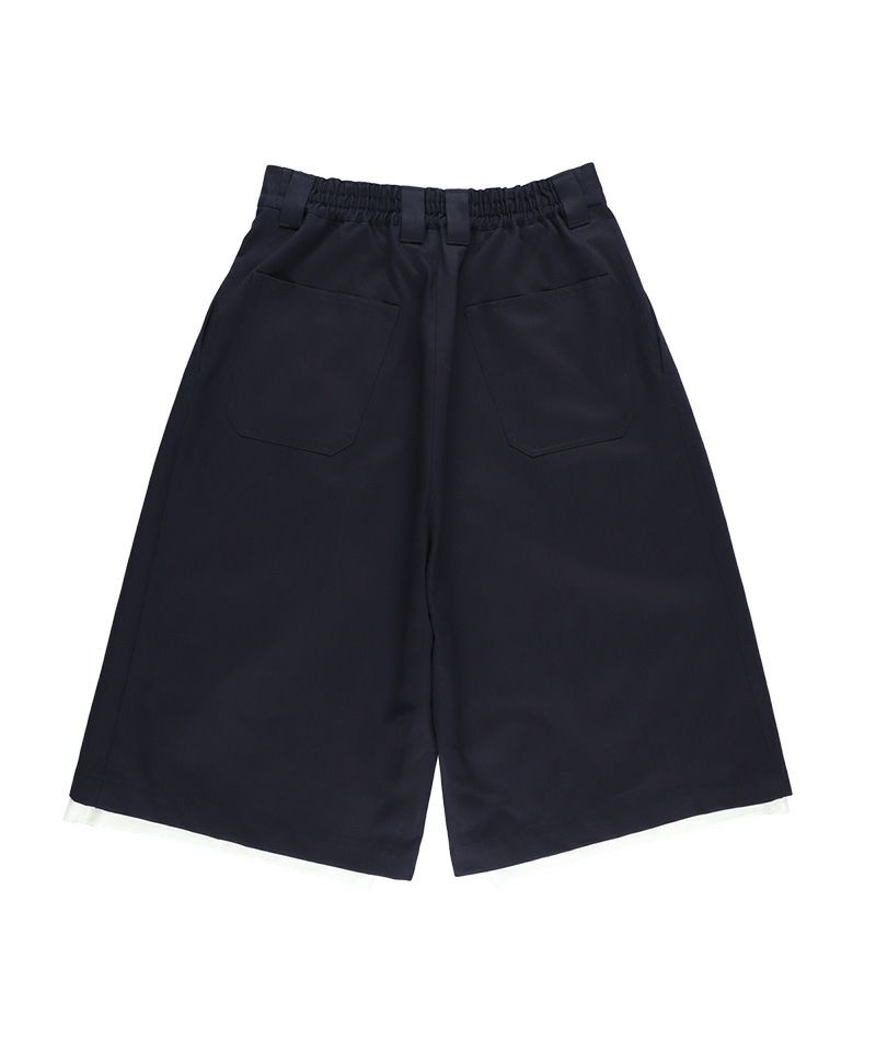 sulvam＞デニムイージーハーフパンツ | MAKES ONLINE STORE