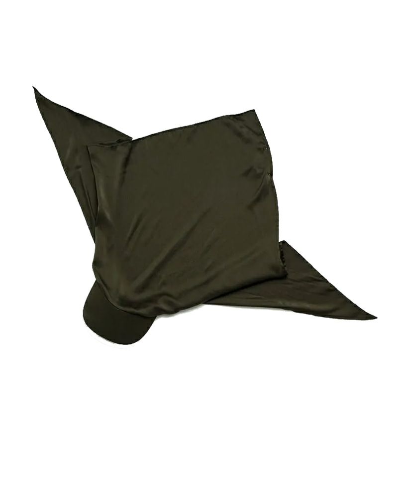 ＜KIJIMA TAKAYUKI＞SILK SCARF DOCKING VISOR (WYYY261029)