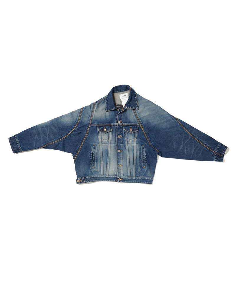 doublet＞FILLETED ZIP DENIM JACKET | MAKES ONLINE STORE