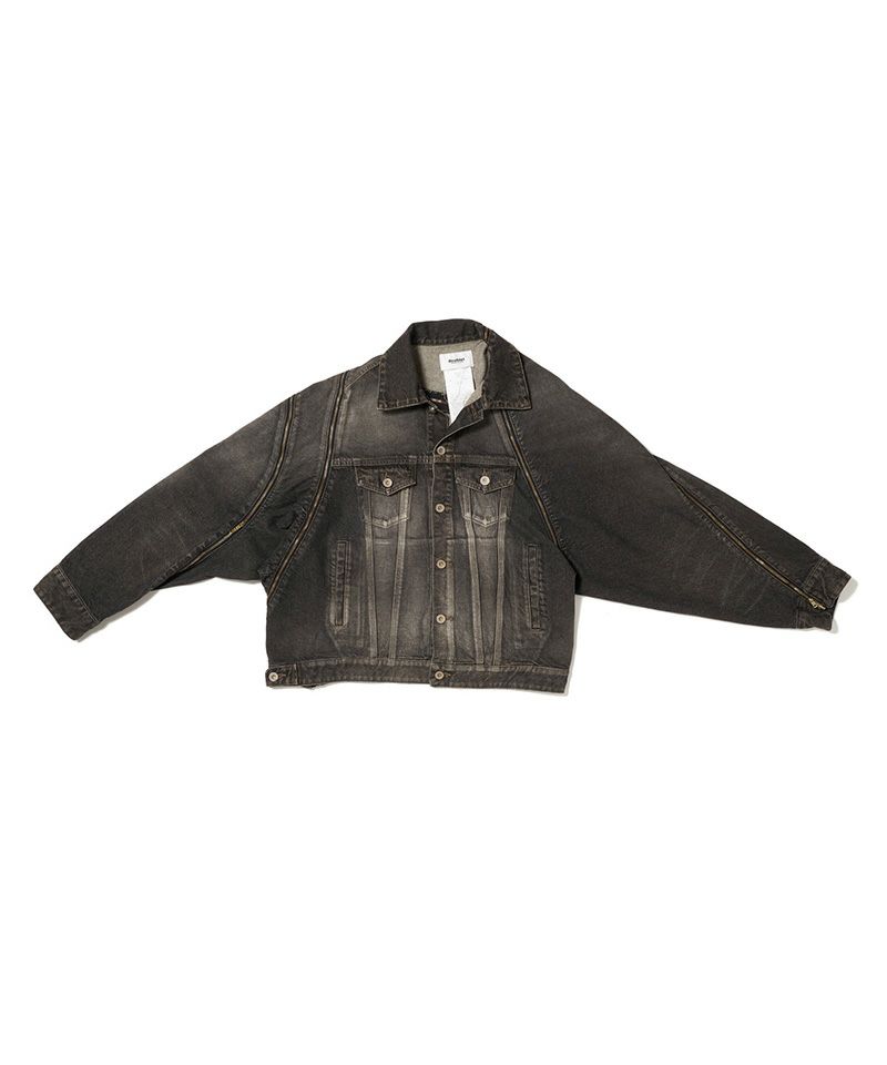 doublet＞FILLETED ZIP DENIM JACKET | MAKES ONLINE STORE