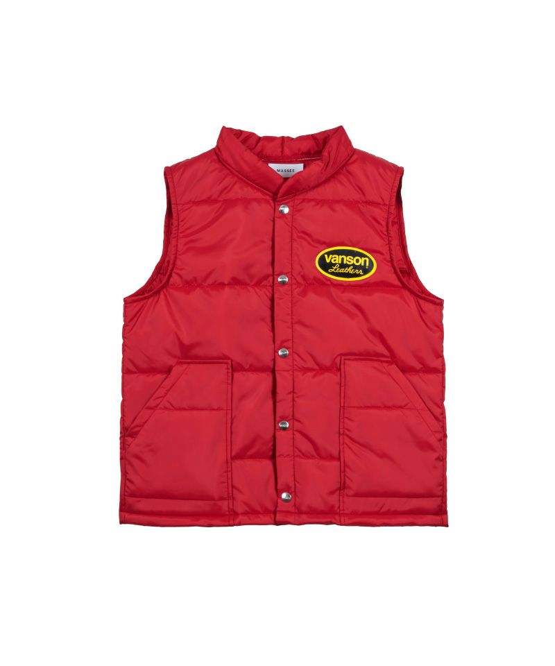 ＜MASSES＞VANSON × MASSES NYLON VEST