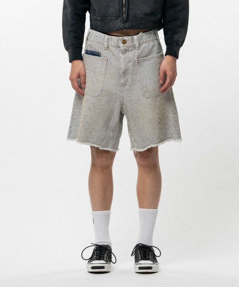 ＜KAMIYA＞Hickory Work Shorts