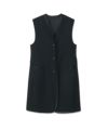 BLACK FORMAL PIPING VEST