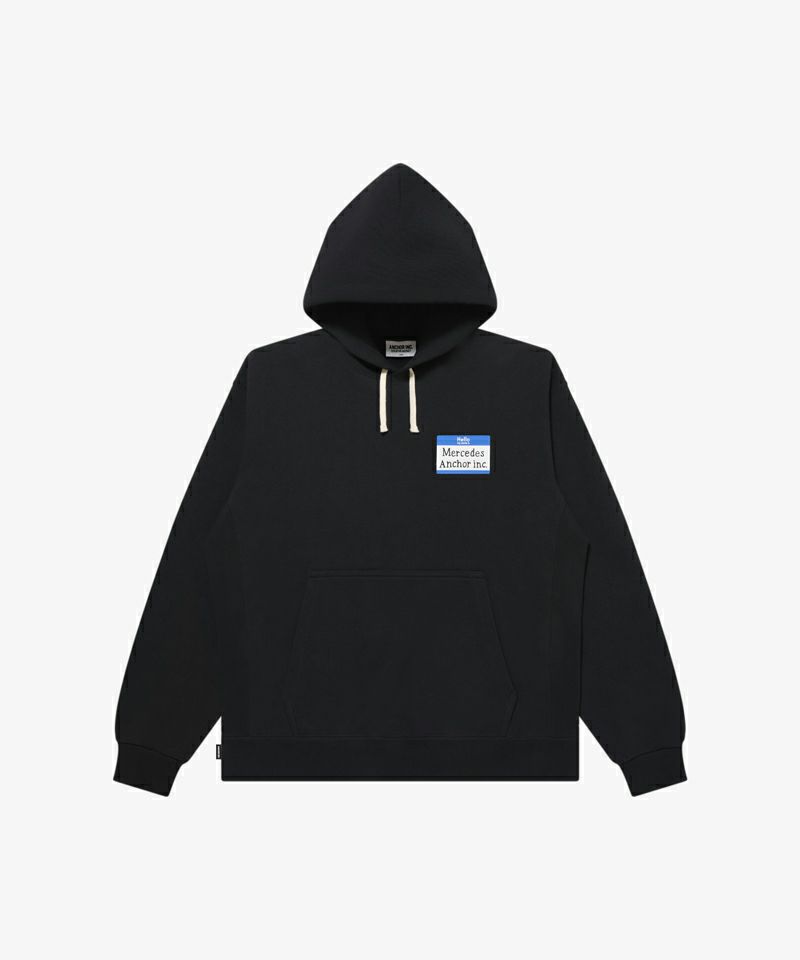 ANCHOR INC.＞NAME BADGE LABEL HOODIE | MAKES ONLINE STORE