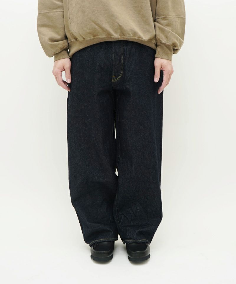 ＜blurhmsROOTSTOCK＞13.5oz Denim Pants Wide