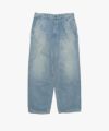 ＜Graphpaper＞Selvage Denim Two Tuck Pants -LIGHT FADE-