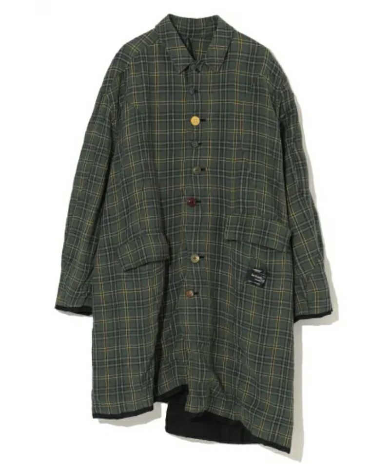 ＜UNDERCOVER＞Liチェックオープンカラーコート