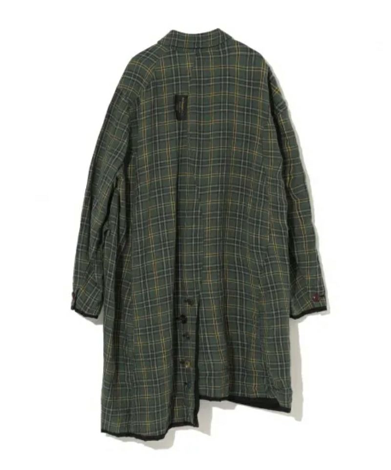 UNDERCOVER＞Liチェックオープンカラーコート | MAKES ONLINE STORE