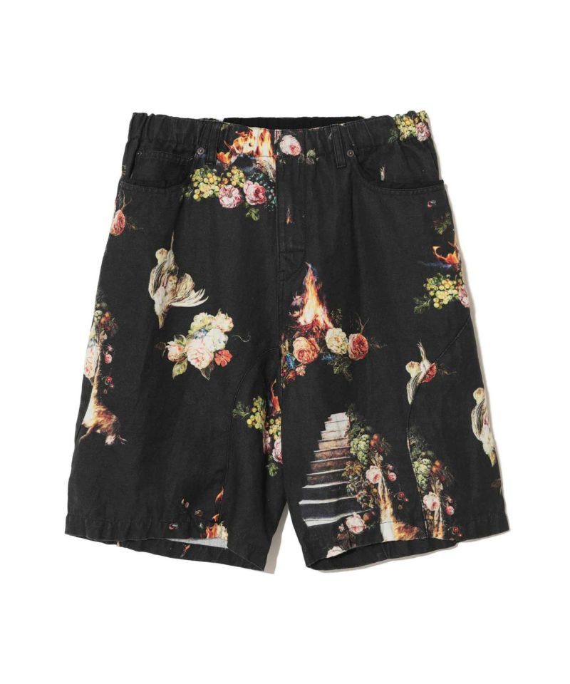 ＜UNDERCOVER＞EMMA総柄リネンイージー5PKショーツ