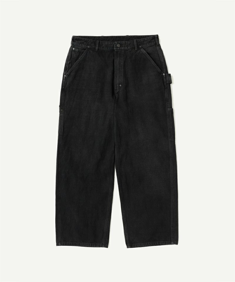 ＜A.PRESSE＞Vintage Silk Hemp Painter Pants