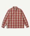 ＜A.PRESSE＞Vintage Cotton Silk Nep Twill Check Shirt