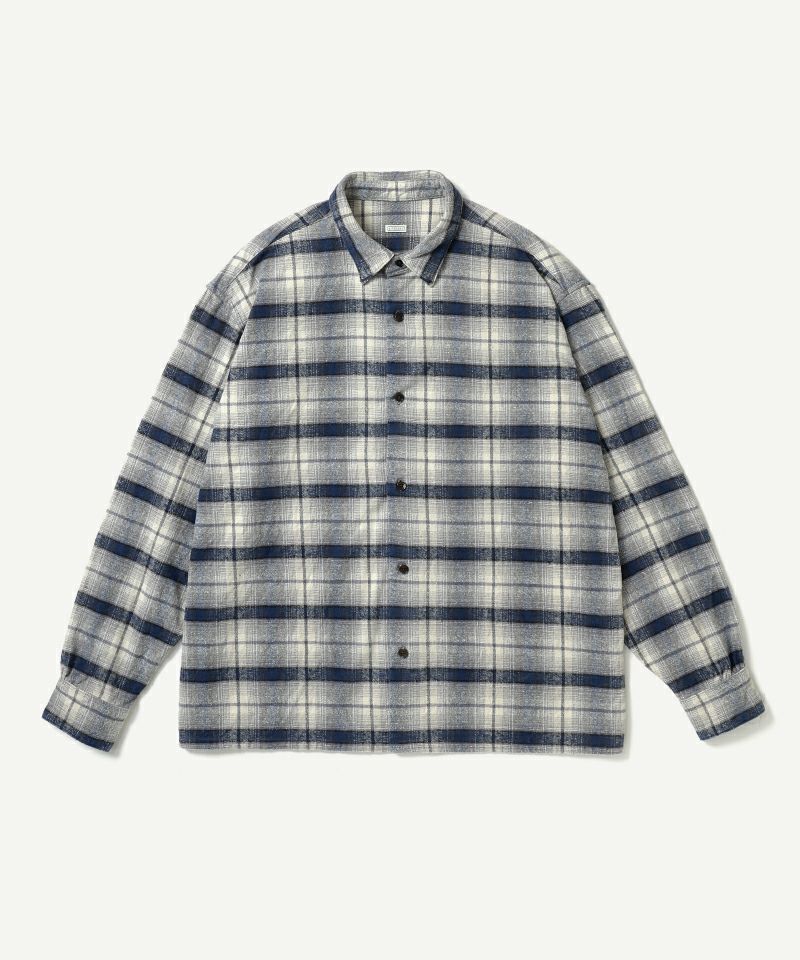 アプレッセ Silk Nep Twill Check Shirts A.PRESSE＞Vintage Cotton Silk Nep Twill Check Shirt | MAKES ONLINE