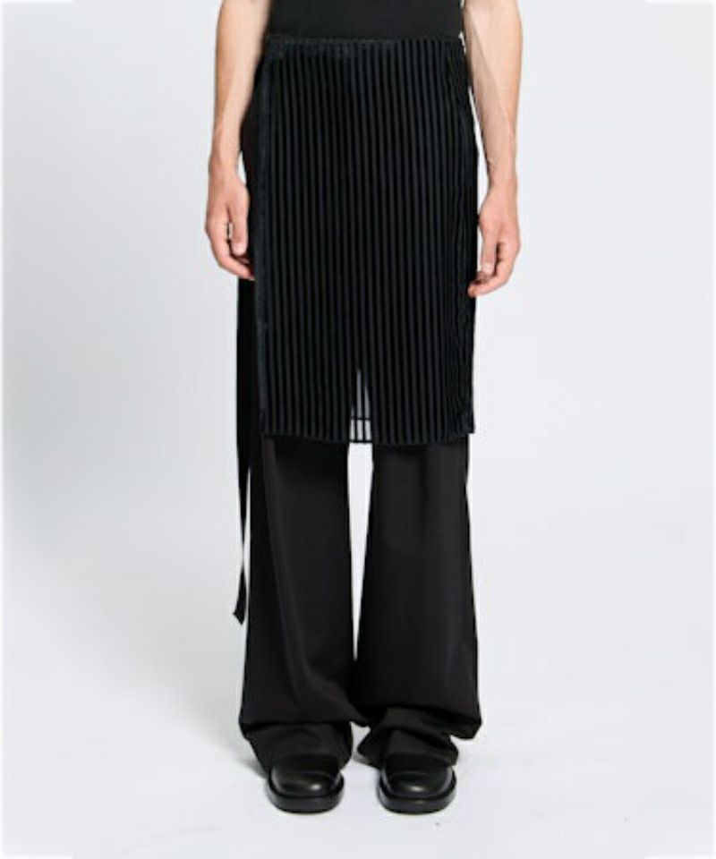 ＜Ann Demeulemeester＞GERHARD KNEE LENGHT APRON