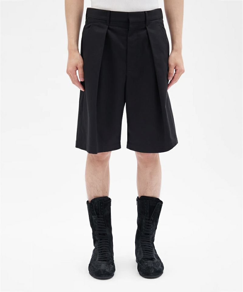 ＜Ann Demeulemeester＞NORALF WIDE LEG PLEATED SHORTS