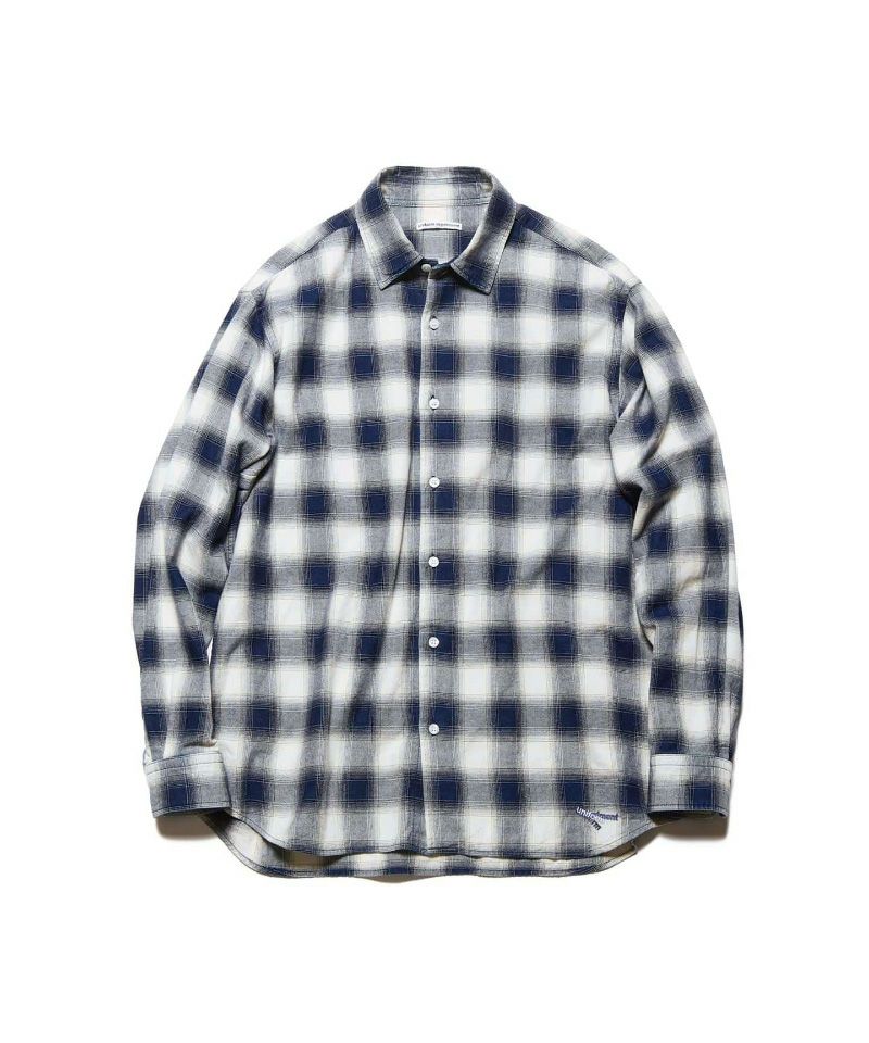 ＜uniform experiment＞ROPE INDIGO RELAX-FIT SHIRT