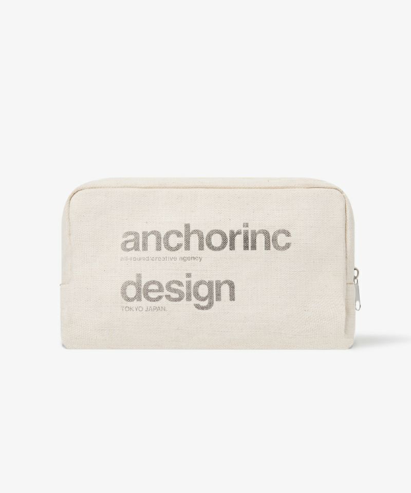 ANCHOR INC.＞FABRIC LOGO MINI POUCH | MAKES ONLINE STORE