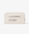 ＜ANCHOR INC.＞FABRIC LOGO MINI POUCH