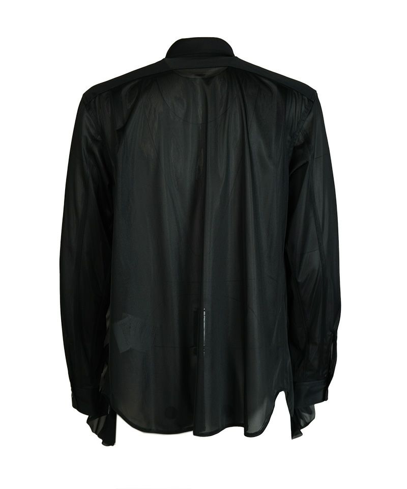 COMME des GARCONS HOMME PLUS＞ジップ フリル エステルトリコット