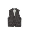 Fulled Wool Twill Adjustable Vest