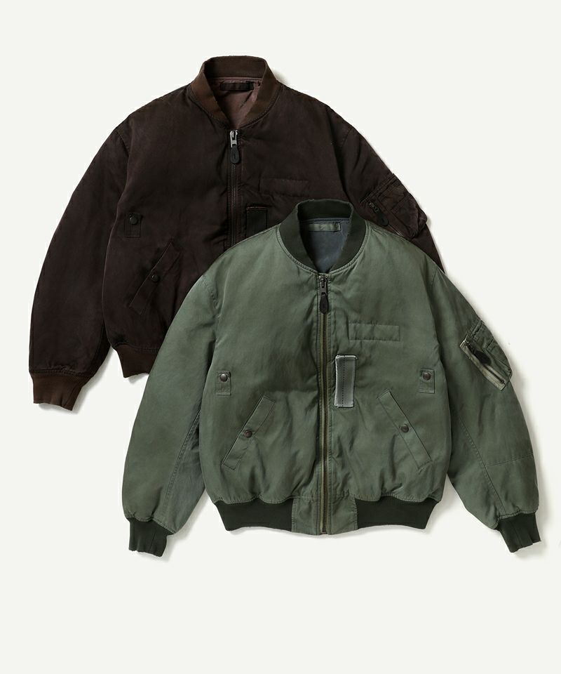 A.PRESSE＞Vintage Silk Light B-15C Flight Jacket | MAKES ONLINE STORE
