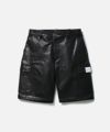 ＜NEIGHBORHOOD＞LEATHER CARGO SHORT PANTS