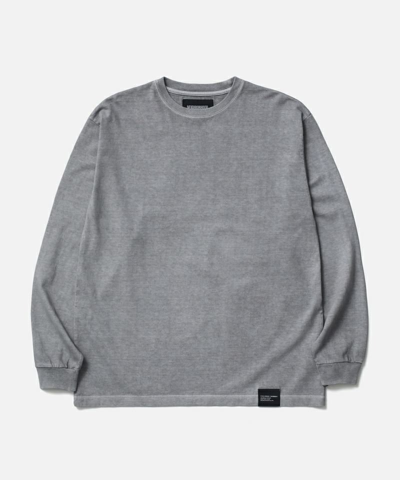 ＜NEIGHBORHOOD＞PIGMENT DYED CREWNECK LS