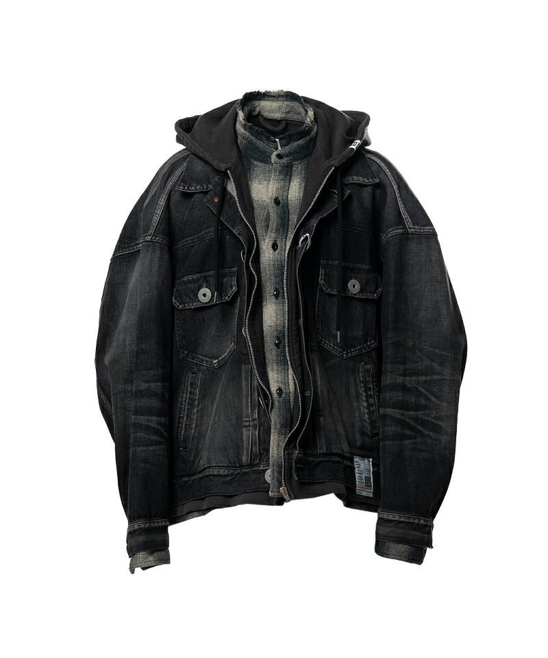 ＜MAISON MIHARAYASUHIRO＞TRIPLE LAYERED DENIM JACKET