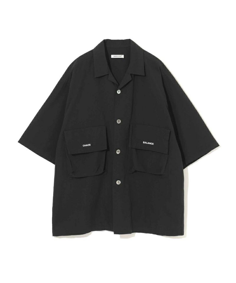 ＜UNDERCOVER＞Coワッシャー袋PK半袖開襟シャツ