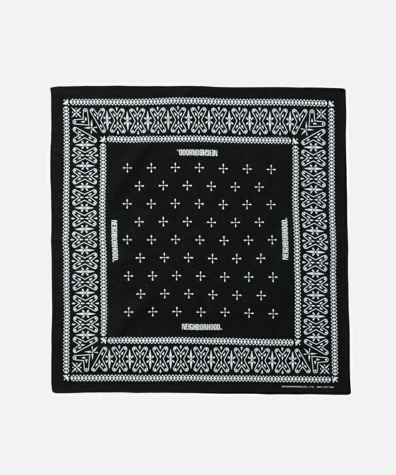 ＜NEIGHBORHOOD＞CROSS PATTERN BANDANA