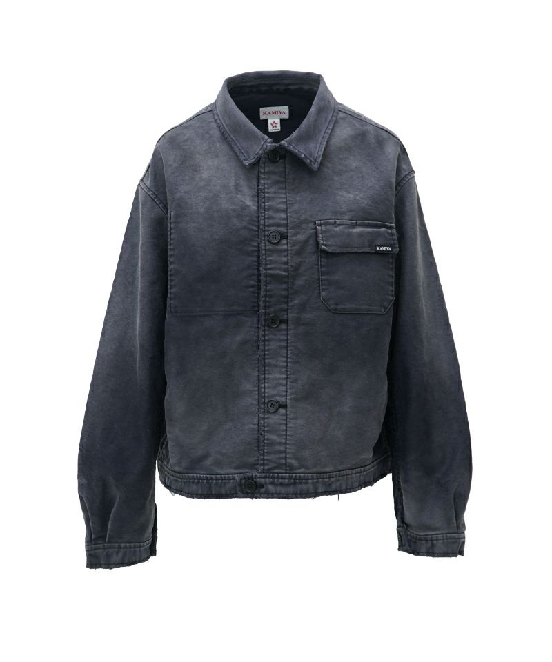 ＜KAMIYA＞Distressed Moleskin Work Jacket