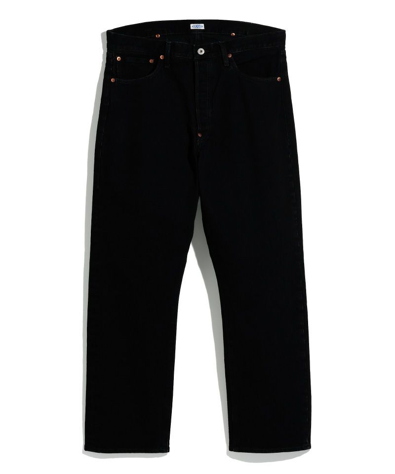 ＜FOUNDOUR＞BLACK DENIM PANTS 37 TYPE