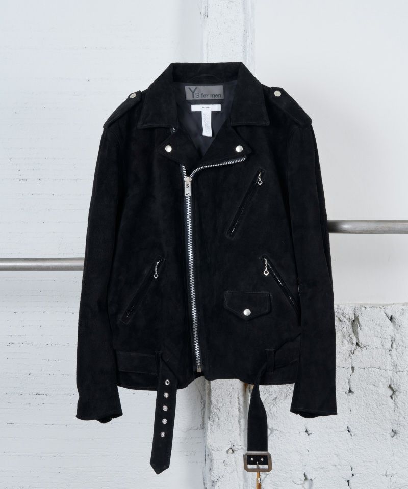 ＜MASSES＞SUEDE RIDERS JACKET