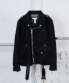 ＜MASSES＞SUEDE RIDERS JACKET